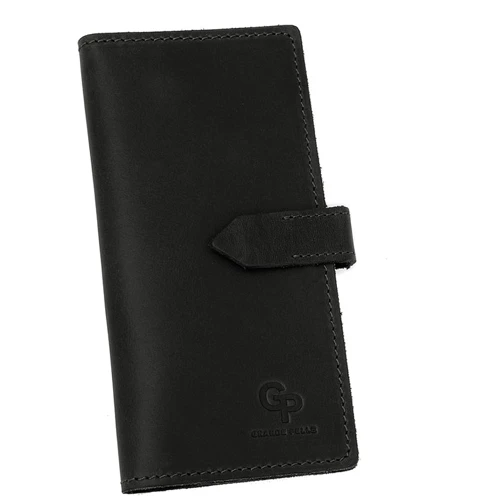 Мужской кошелек Grande Pelle черный (10gp523110-black)