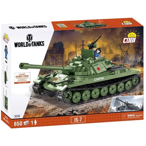 Конструктор COBI World Of Tanks ИС-7, 650 деталей COBI-3038