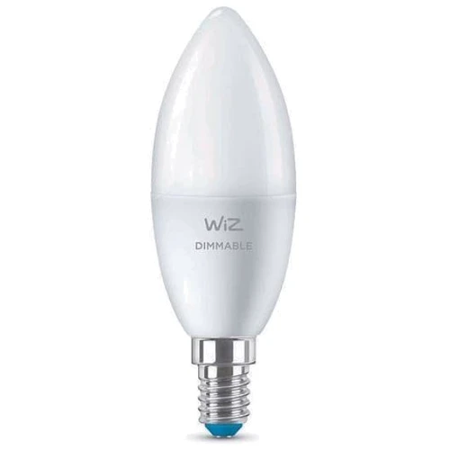 Умная лампочка WiZ, E14, 4.9W, 40W 470Lm, C37, 2700K, Wi-Fi: Тип цоколя E14