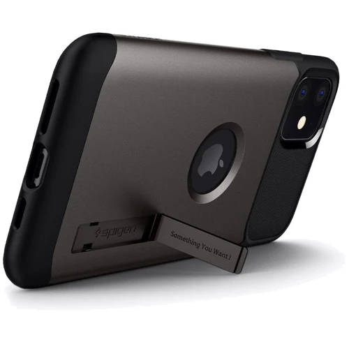 Чехол для iPhone Spigen Slim Armor Gunmetal (076CS27082/076CS27077) for iPhone 11: Тип чехла накладка на заднюю часть