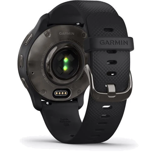 Смарт-часы Garmin Venu 2 Plus Slate Stainless Steel Bezel with Black Case and Silicone Band (010-02496-11): Сенсорный экран есть