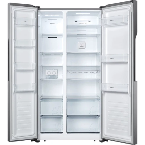 Холодильник Side-by-Side Gorenje NRS918EMX: Расположение морозильной камеры Сбоку