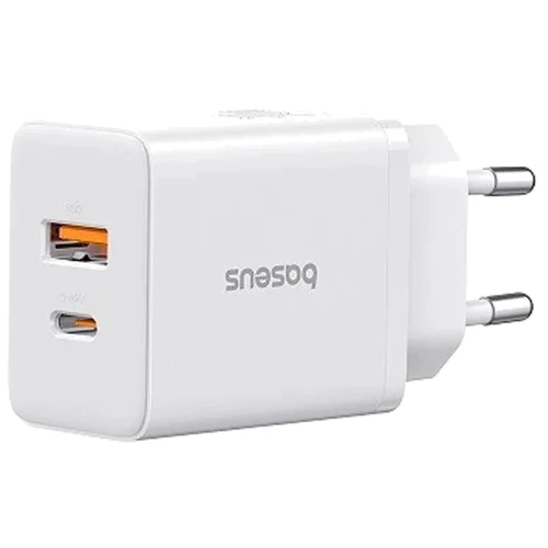 Зарядное устройство Baseus Wall Charger Cube Pro USB-C+USB 30W White (P10111404213-00): Тип сетевое