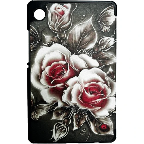 Аксессуар для планшетных ПК BeCover Smart Case Black Rose for Samsung X133/X135 Galaxy Tab A11 (713983)