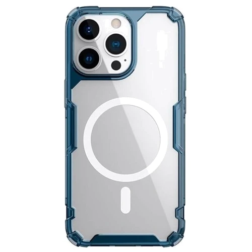 Чехол для iPhone Nillkin Nature Pro Magnetic Blue/Clear for iPhone 14 Pro