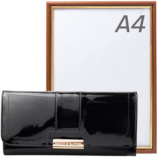 Женский кошелек Smith&Canova черный (FUL-28536-blkpatent): Страна производитель Великобритания