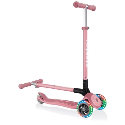 Самокат Globber Primo Foldable Plus Lights Pastel Pink (пастельно-розовый) фото 12