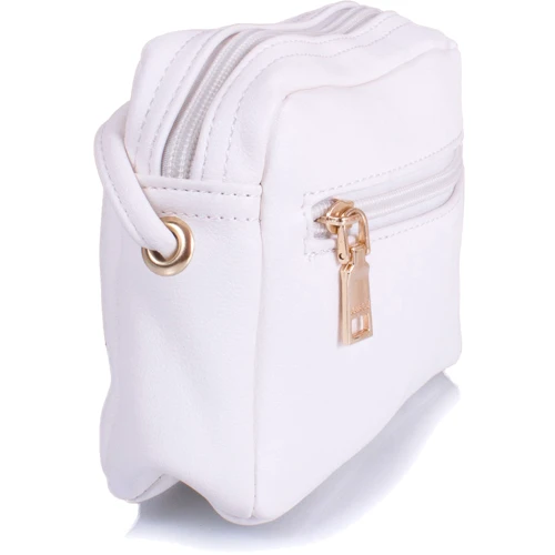 Женская сумка кросс боди Amelie Galanti белая (A981225-white): Тип ручки Со съемным ремнем, Плечевой ремень, Без ручки