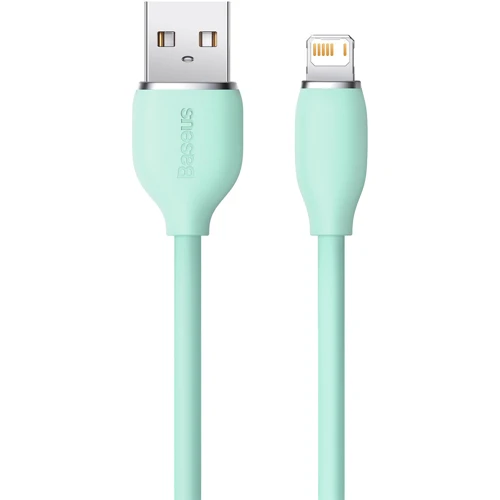 Кабель Baseus USB Cable to Lightning Silica Gel 2.4A 1.2m Green (CAGD000006): Тип USB Cable - Lightning