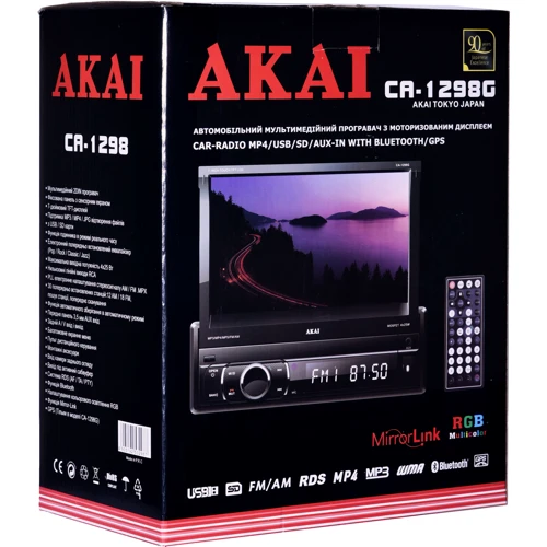 AKAI CA-1298G: Дисплей 7" (800x480px)
