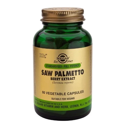 

Solgar Sfp Saw Palmetto Berry Extract 60 Vegetable Capsules