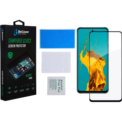 Аксессуар для смартфона BeCover Tempered Glass Black for Infinix Hot 12 Play (X6816D) (707601)