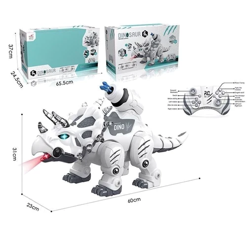 Динозавр на радиоуправлении: подсветка, песни на английском языке, стреляет (911-591 A)