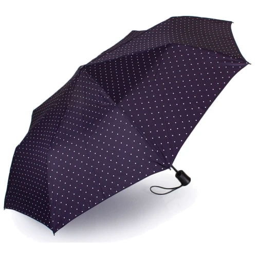 Женский зонт напівавтомат Happy Rain темно-синій (U42271-6): Тип ручки пряма