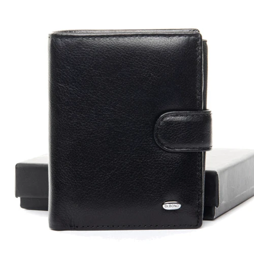Чоловіче портмоне Dr. Bond чорне (32571 black)