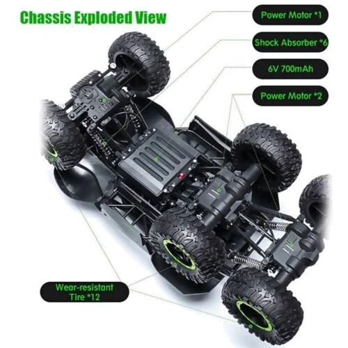 Джип Prizz Max-2 на р/у D824 6wd Rock Crawler Yajia