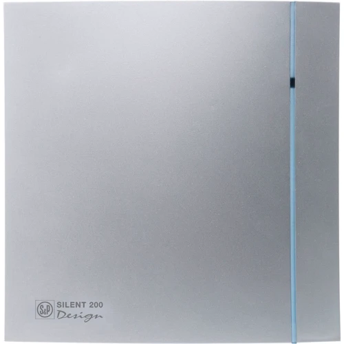 Витяжний вентилятор Soler & Palau SILENT-100 CZ SILVER DESIGN - 3C: Тип осьової