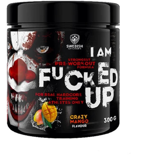 Предтренировочный комплекс Swedish Supplements Fucked Up Joker Edition 300 g /30 servings/ Crazy mango