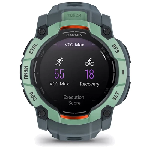 Смарт-часы Garmin Instinct 3 AMOLED 50mm Neotropic with Twilight Band (010-03020-01) фото 13