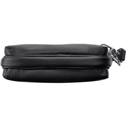 Женская поясная сумка Vito Torelli черная (VT-6381-black): Материал Натуральная кожа