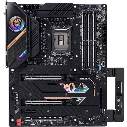 ASRock Z690 Taichi: Оперативная память 4xDDR5 6400+ МГц, до 128 ГБ