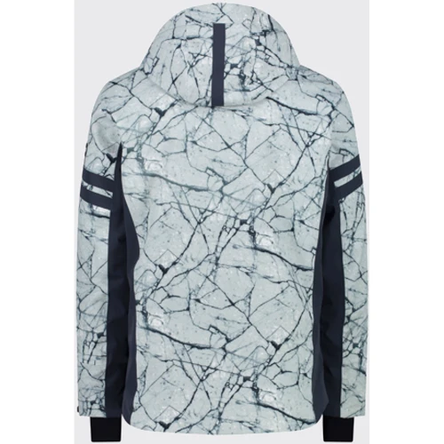 Горнолыжная куртка CMP Man Jacket Fix Hood (31W0097P-10ZH) 52 серая с капюшоном: Состав Эластан, Полиэстер