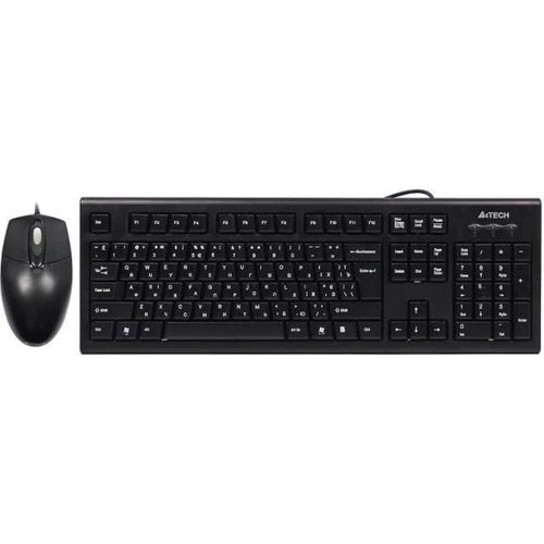 Комплект проводной A4Tech OP-720 USB Black KRS-85+OP-720, (KRS-8572 Black)