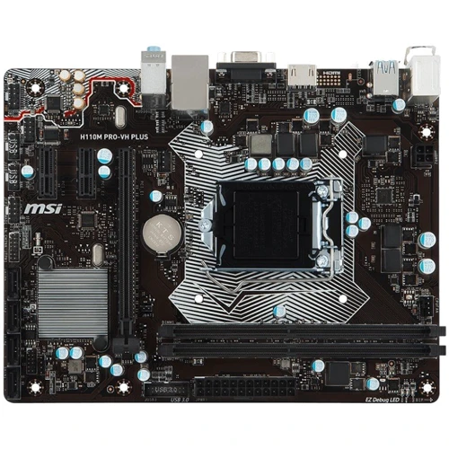 MSI H110M PRO-VH PLUS: Оперативная память 2xDDR4 2133, до 32 ГБ
