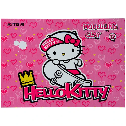 Пластилин восковой Kite Hello Kitty 12 цветов 240 г (HK22-1086)