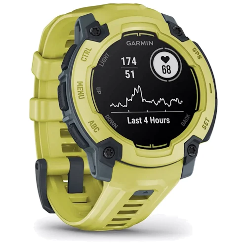 Смарт-годинник Garmin Instinct E 45mm Electric Lime with Electric Lime Band (010-02933-01): Час роботи 16 дней