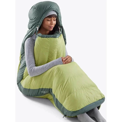Спальный мешок Sea to Summit Ascent Women's -9C/15F Regular Celery Green (STS ASL041101-330403): Наполнитель пух (Ultra-Dry Down 750+ Loft (90% пуха), 797 гр)