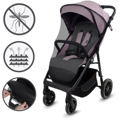 Прогулочная коляска Kidwell ENZO Pink (Hnrt_4911) фото 5