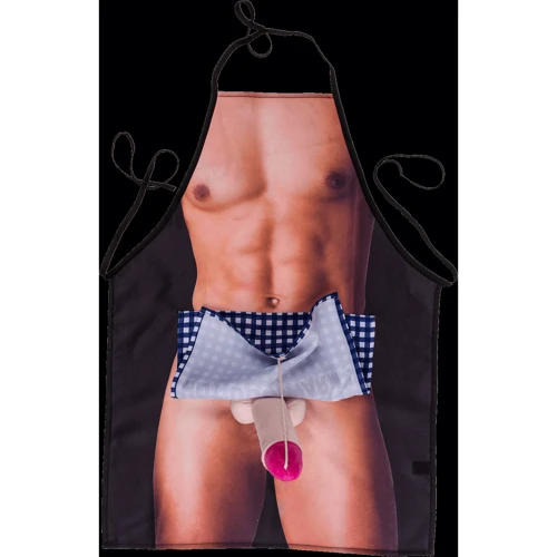 Кухонный фартук с плюшевым пенисом Apron Men Body