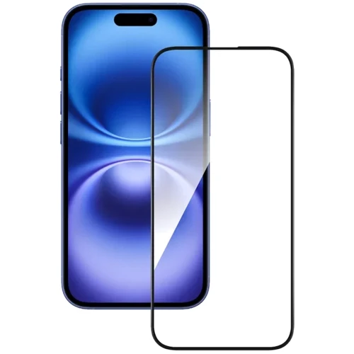 Захисне скло для iPhone ACCLAB Tempered Glass Full Glue Black для iPhone 16 Plus