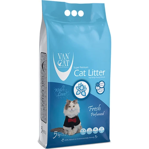 Наполнитель для кошачьего туалета Van Cat Fresh бентонитовый 5 кг (8699245856323)