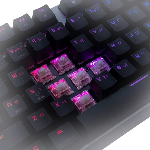 Клавіатура Hator Skyfall TKL USB / Bluetooth (HTK-660): Тип клавіатури ігрова