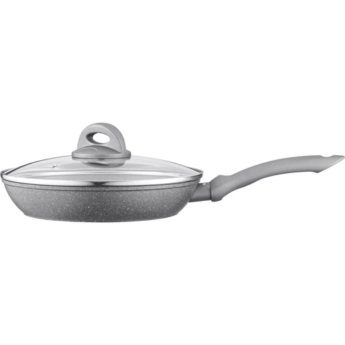 Сковорода Ardesto Gemini Gourmet Vasto с крышкой 26 см (AR1926GSL): Антипригарное покрытие Мраморное