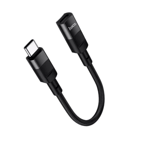 Кабель Hoco Cable USB-C to Lightning U107 Female 0.1m Black