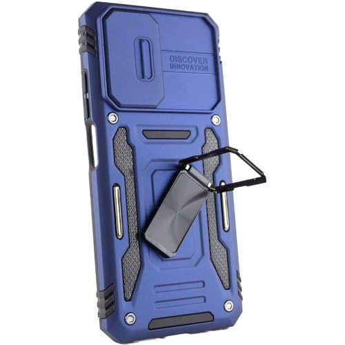 Чехол для телефонов Mobile Case Camshield Army Ring Navy for Xiaomi Redmi Note 11 (Global) / Note 11S: Материал TPU (термополиуретан) и поликарбонат
