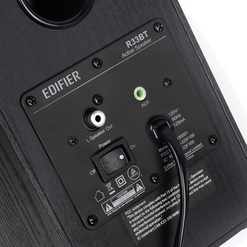 Акустична система Edifier R33BT Black 2.0 10W Bluetooth: Пульт дистанційного керування немає