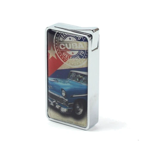 Зажигалка Champ "CUBA" голубая машина (40402291-3)