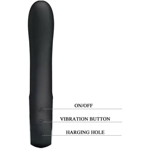 Классический вибратор Pretty Love Alston Vibrator Black