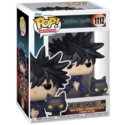 Ігрова фігурка Funko Pop Магічна битва Мегумі із собакою (61360) фото 4