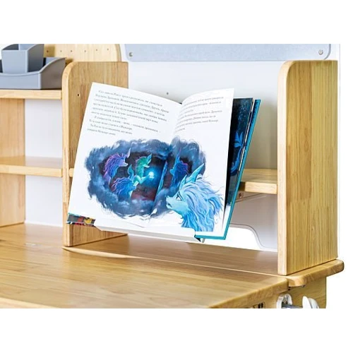 Комплект Mealux Timberdesk S (парта+тумба) BL (арт. BD-685 Wood S+ тумба BD 920 BL)