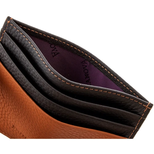 Чоловік Картхолдер Smith & Canova коричневий (FUL90014-black-tan): Тип Картхолдер