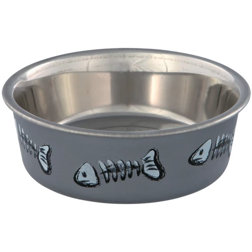 Миска Trixie для котов металлическая на резине с пластиковым покрытием 0.25 л 12 см (4011905252704): Тип Миски