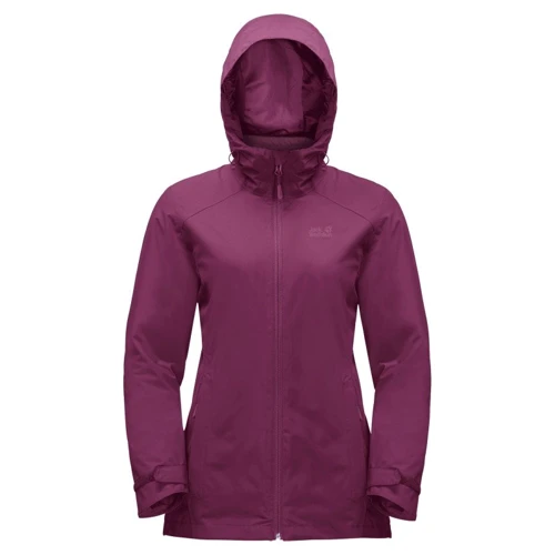 Куртка Jack Wolfskin 3 в 1 Norrland 3IN1 W 1110911-1014 42 розовая зимняя с капюшоном