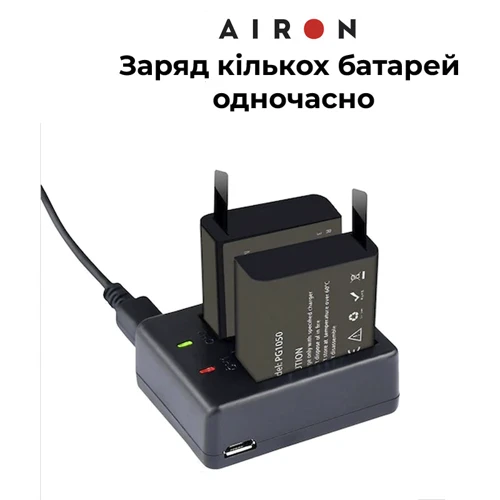 Екшн камера Набір тактичний: AIRON ProCam 7 Black з аксесуарами (4822356754801) фото 8
