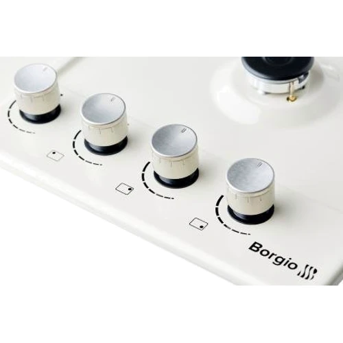 Варочная поверхность газовая Borgio 6940-15 (Ivory Enamelled) FFD: Расположение панели Фронтальное