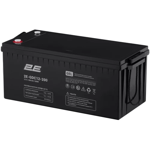 Аккумуляторная батарея 2E GDC, 12В, 200А,Gel UA